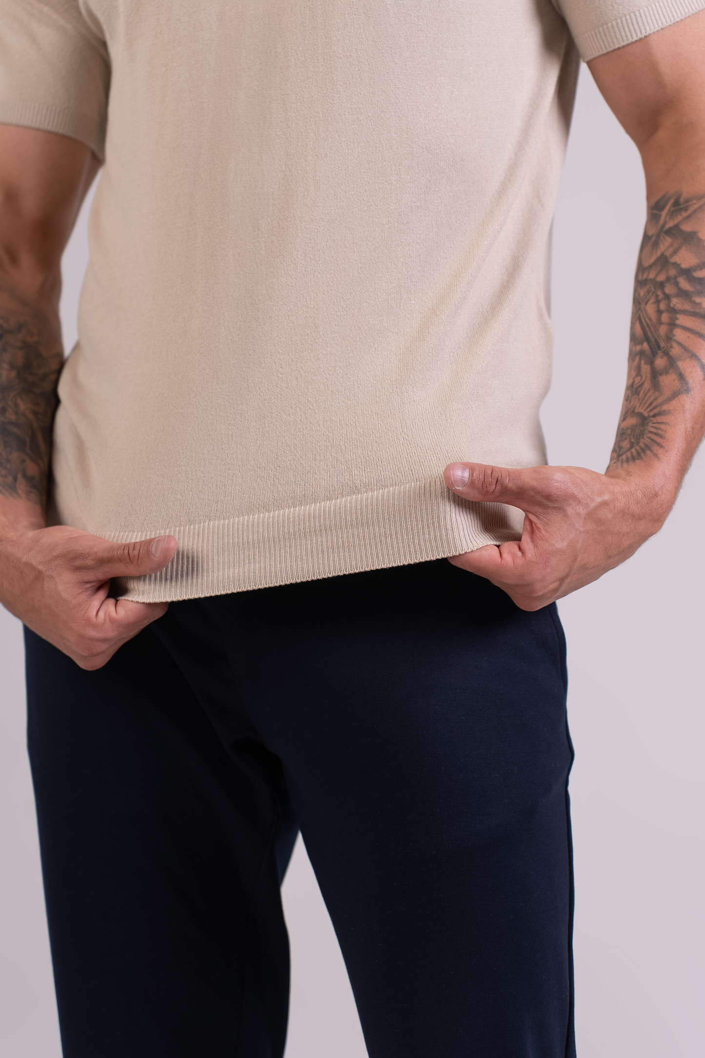 T-Shirt Tricô Canoa Areia