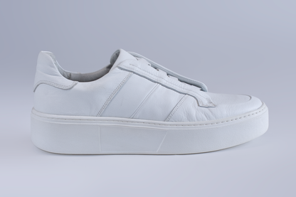 Sneaker Couro Branco