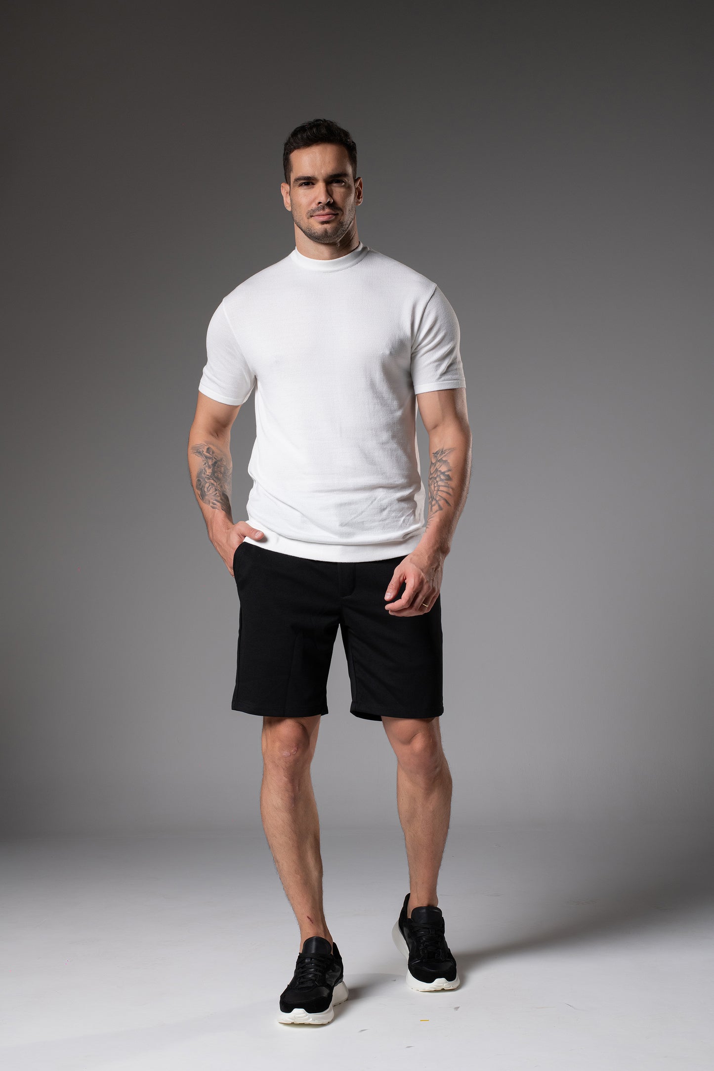 Bermuda Tecnológica Preta