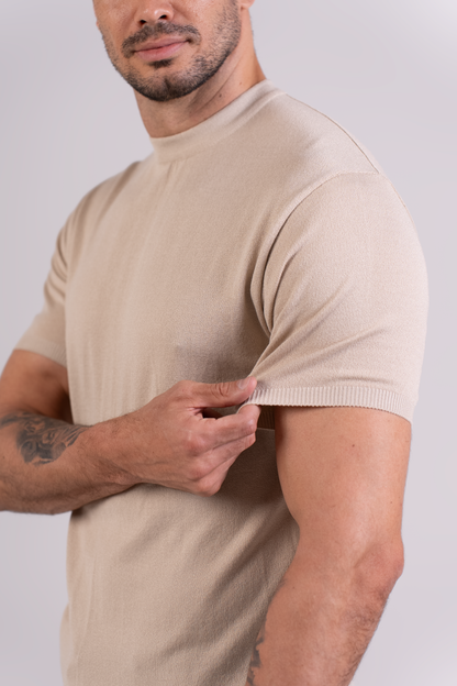 T-Shirt Tricô Canoa Areia