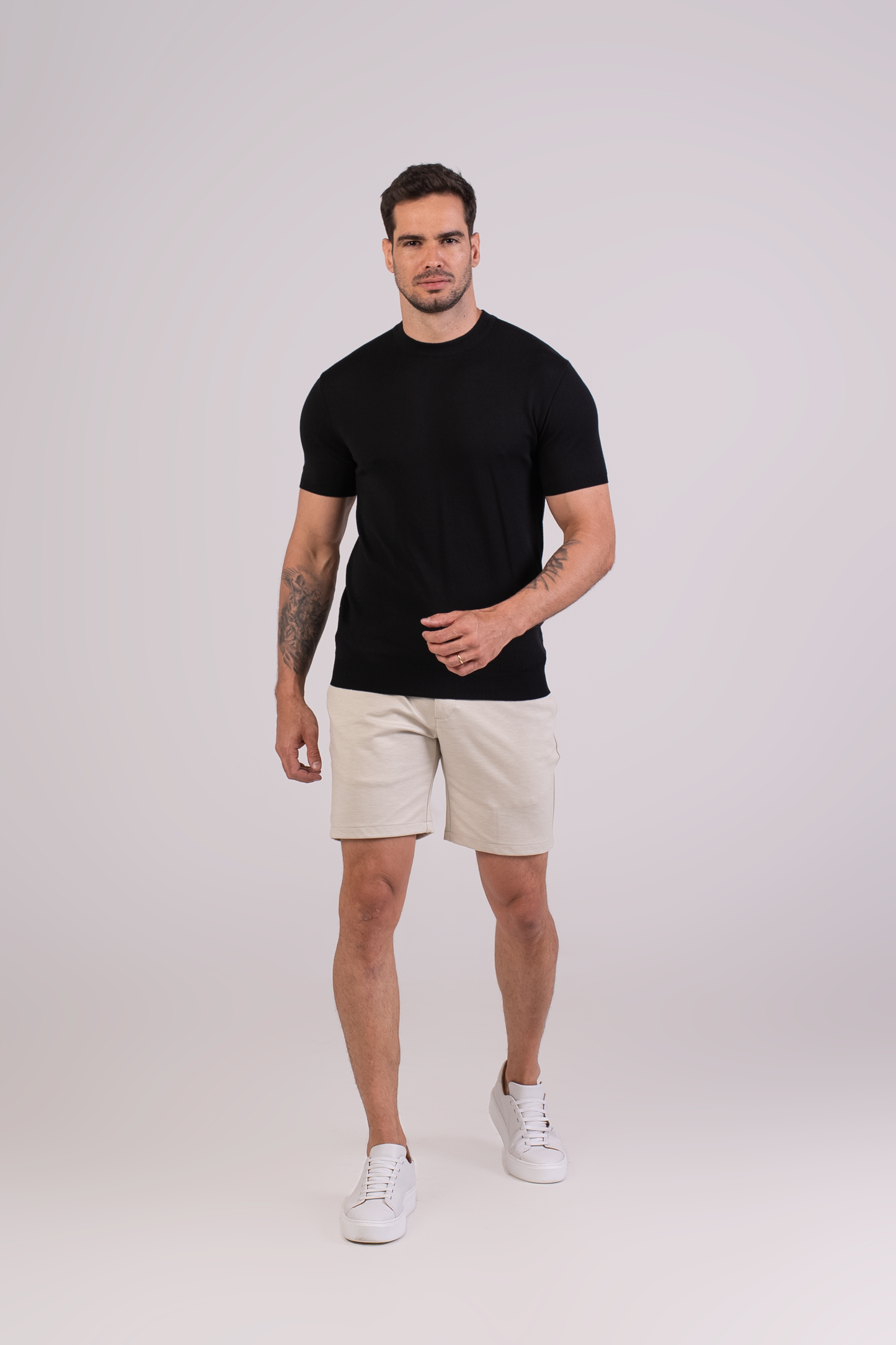 T-Shirt Tricô Canoa Preto