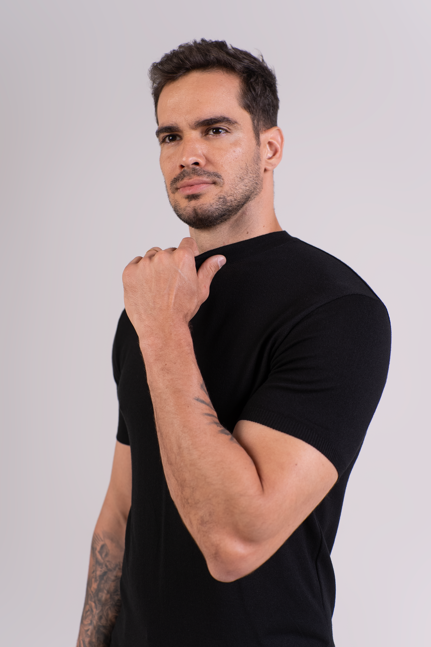 T-Shirt Tricô Canoa Preto